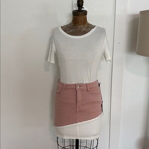 NWT Jen7 By 7 For All Mankind Floral Denim Pencil Skirt Size 4